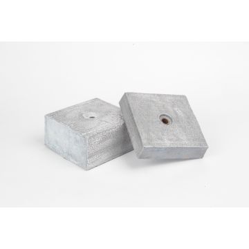 Aluminum Anode – 8" x 8" x 2" 